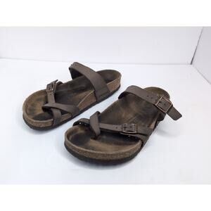 Birkenstock Mayari Brown Leather Sandals EU 39 US Women’s 8–8.5 Regular Width